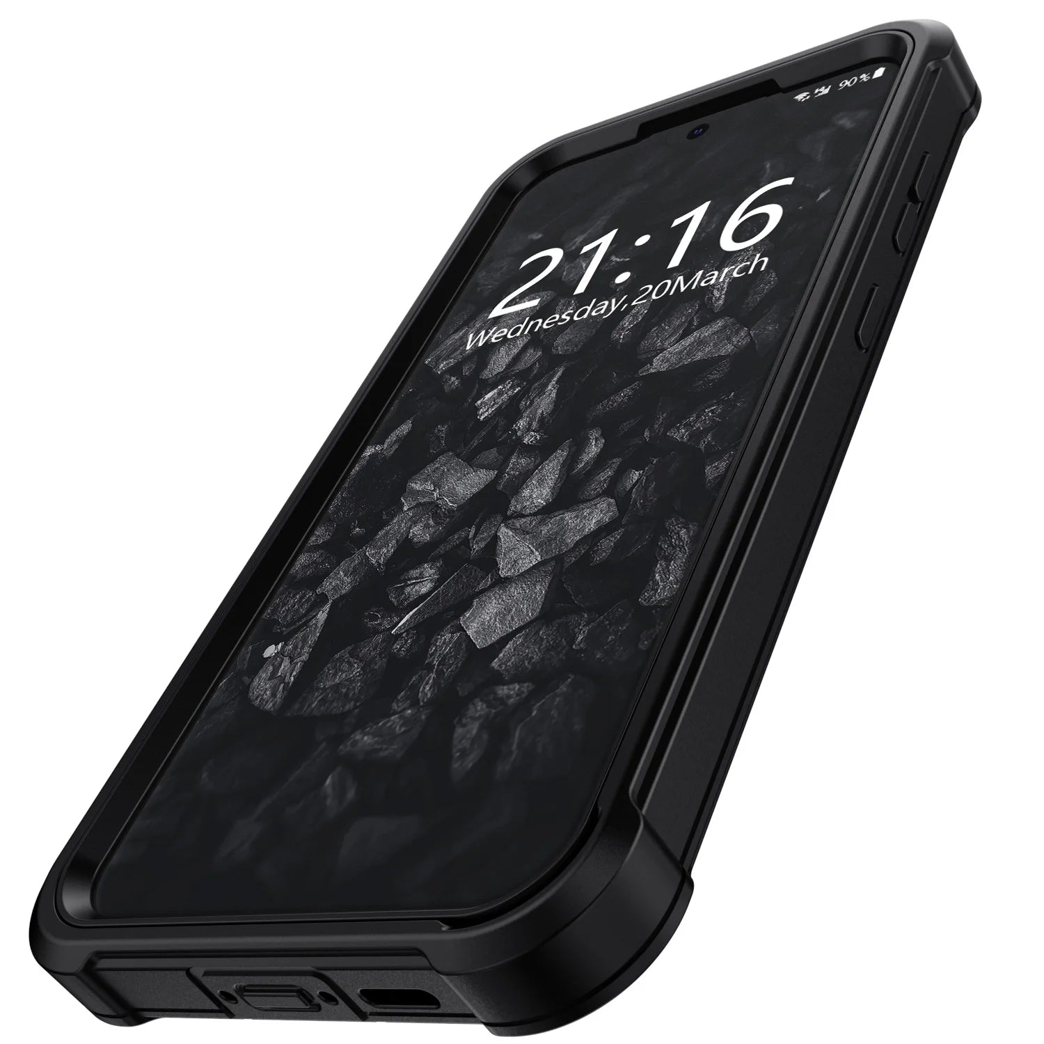 For Samsung Galaxy S23 Plus S23+ S23 Ultra S23 FE 5G Case Shockproof Rugged Heavy Protective Dual Layers Cover Black