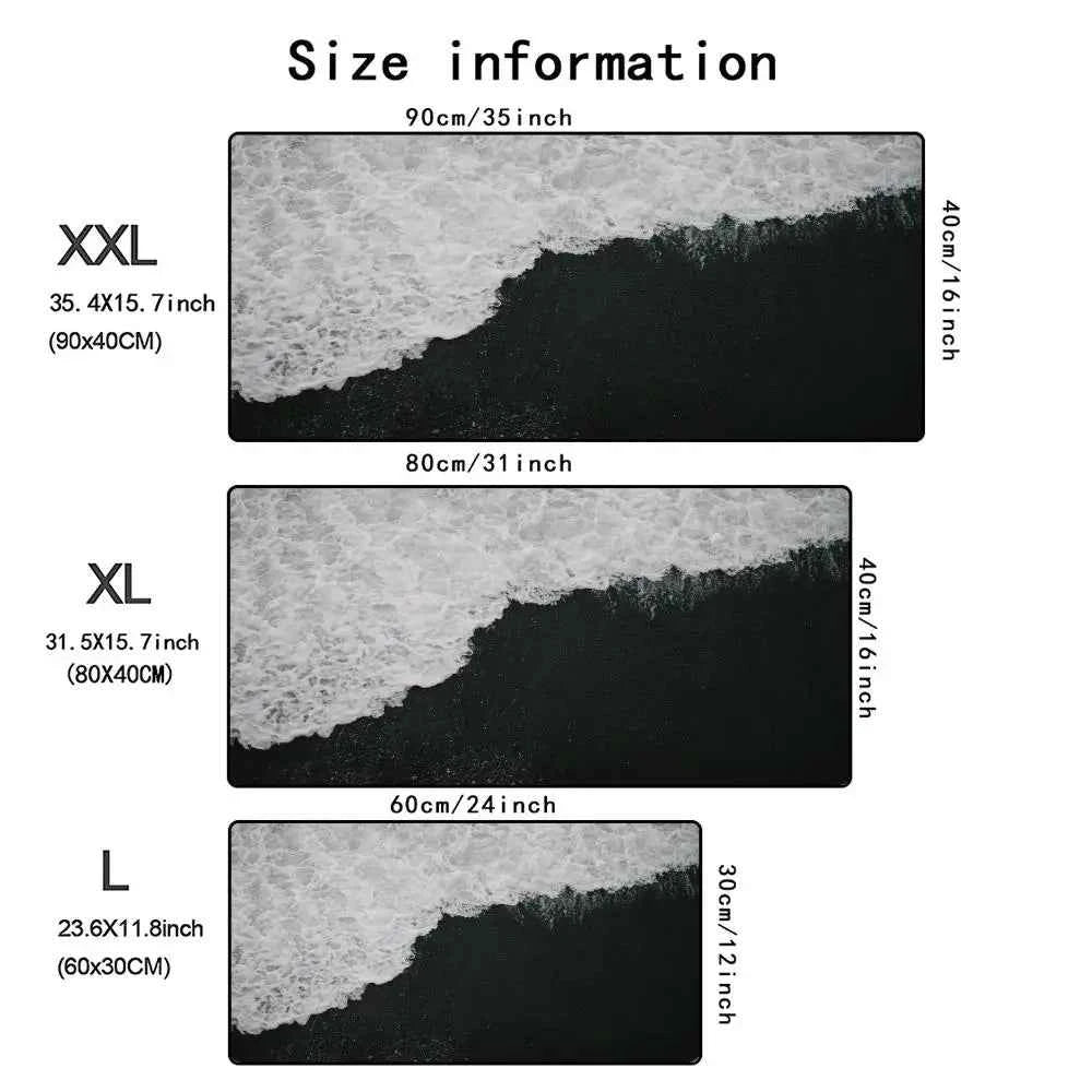 Tide landscape Mouse Pad XL Large