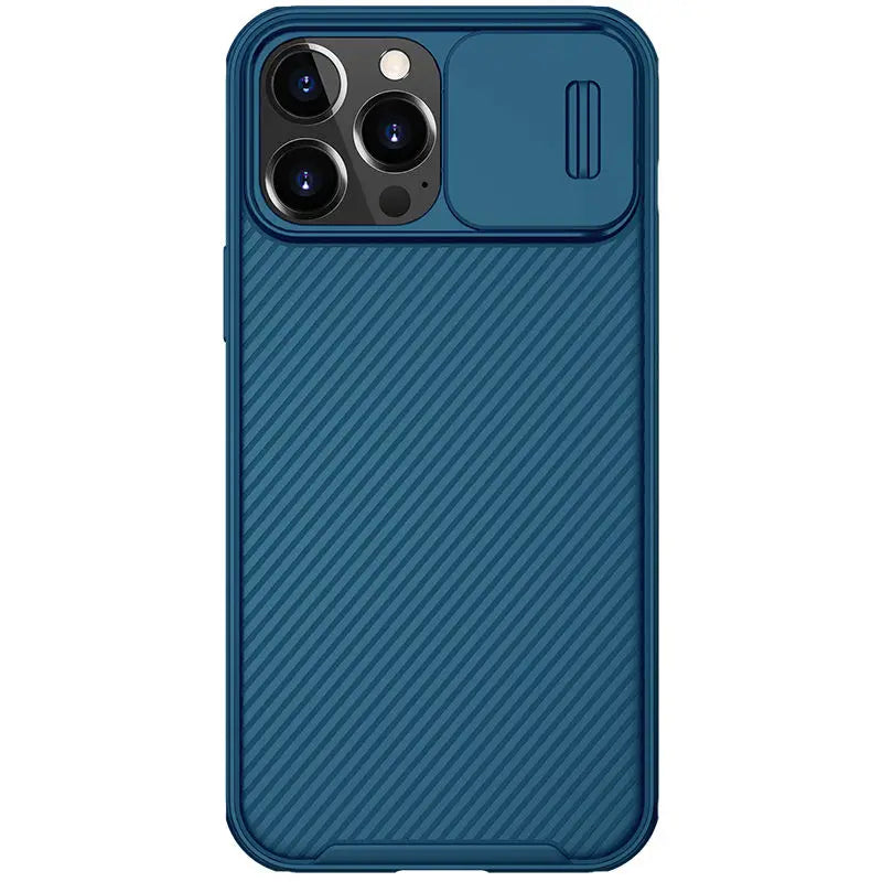 for iPhone 13 Pro Max Camshield Phone Case,NILLKIN Camera Protection Slide Protect Cover Lens Protection Case