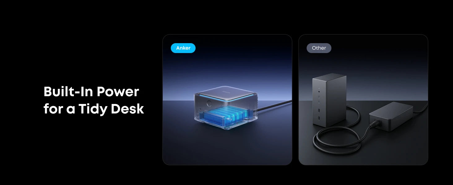 Anker Prime TB5 Docking Station, 14 Ports 140W Charging, 120Gbps Max Transfer, Up To 8K Display For Thunderbolt 5/4 Laptops