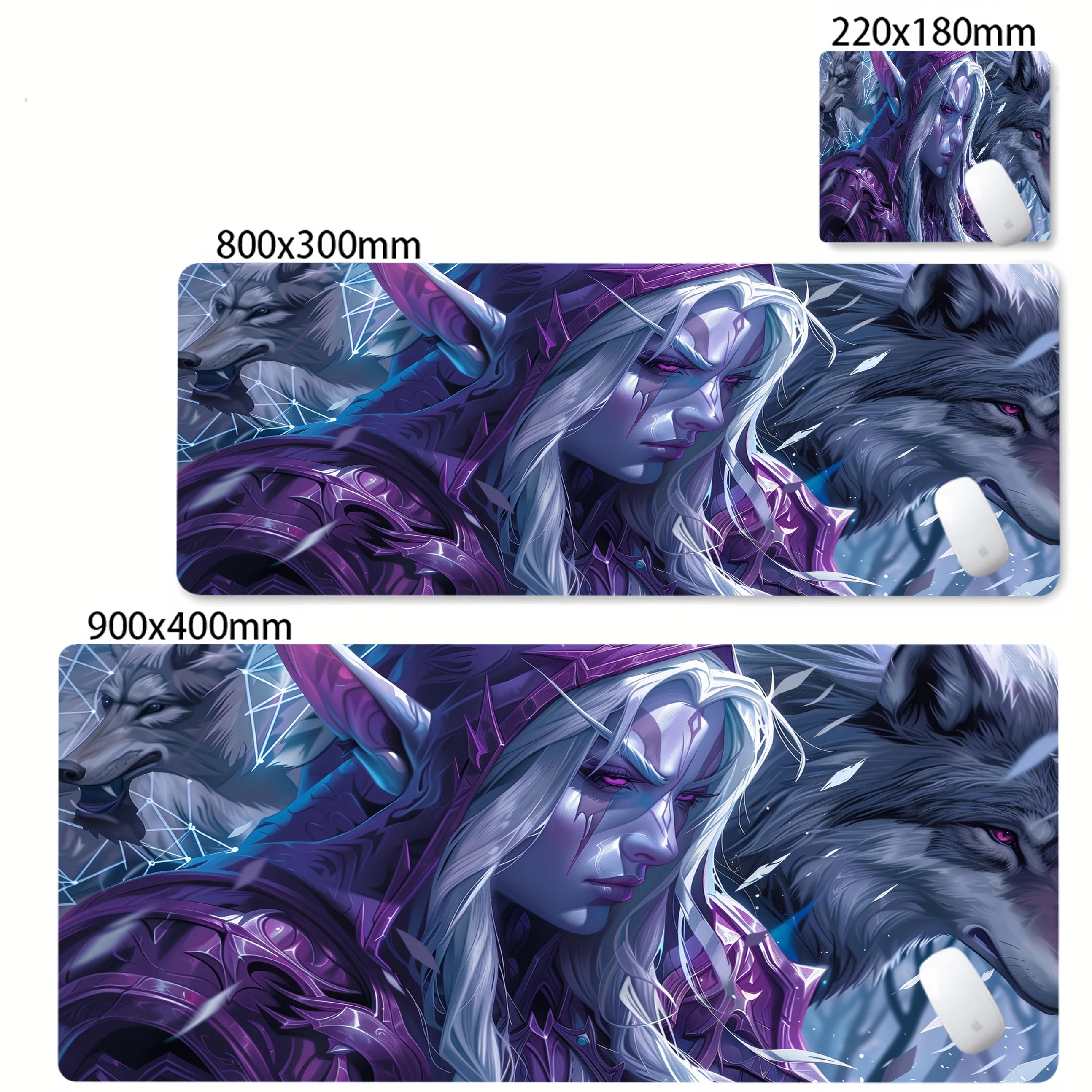Laptop XXL Game Cabinet Desk Mat Carpet World of Warcraft Lich King Mouse Pad PC HD Anime Gaming Accessories Keyboard Mousepad