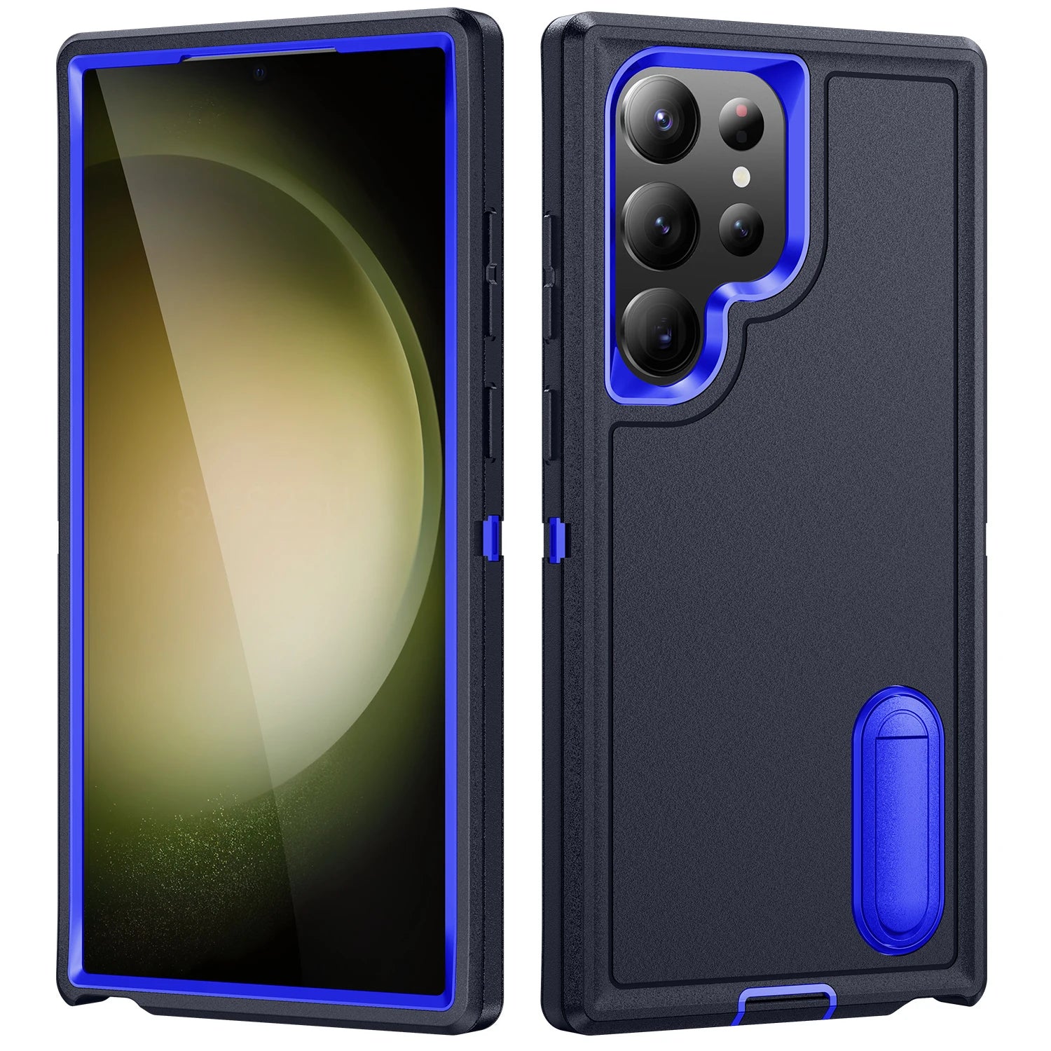 Military grade three-layer protective bracket phone case suitable for Samsung GalaxyS26 S25 S24 S23 Ultra A13 A14 A27 A37 Cover
