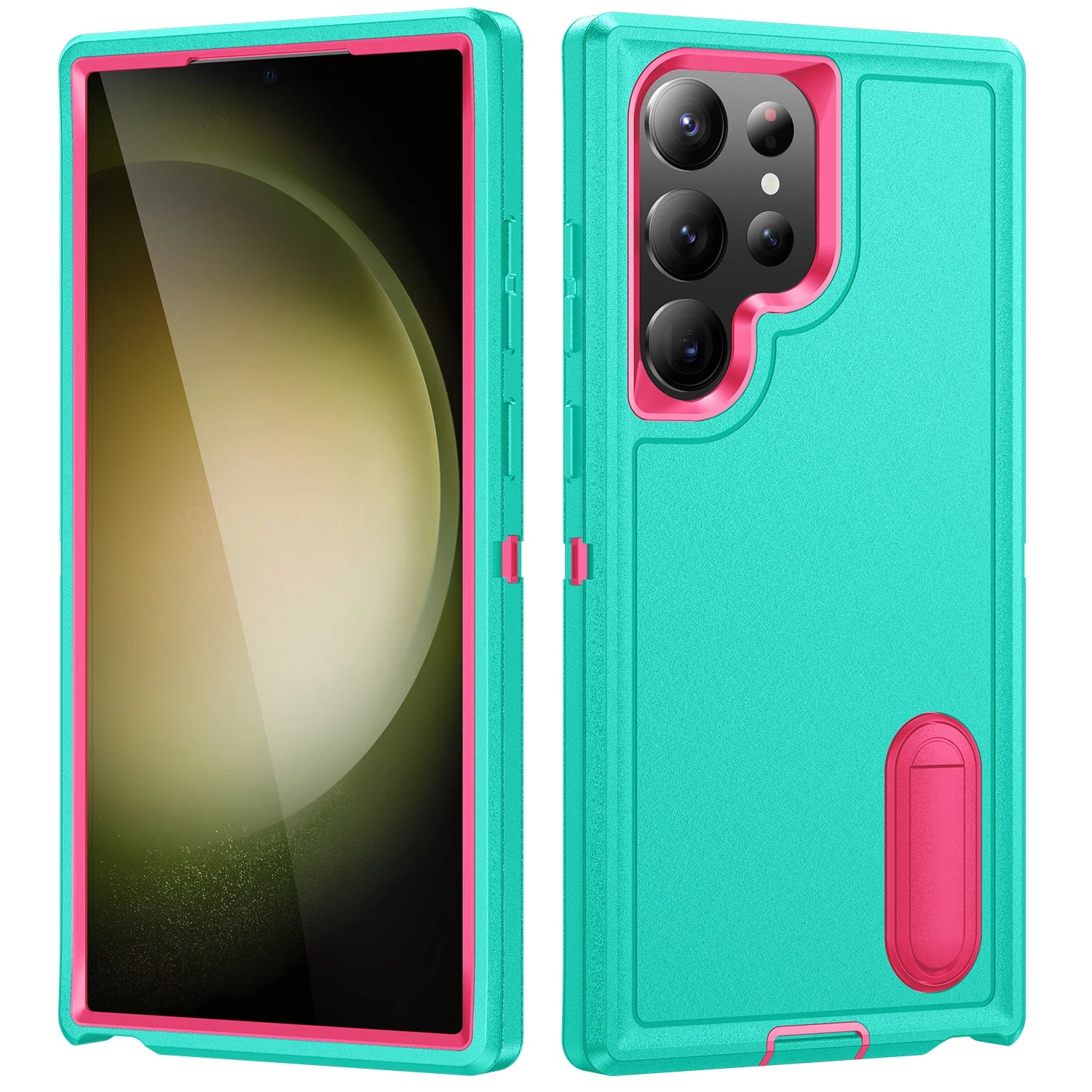 Military grade three-layer protective bracket phone case suitable for Samsung GalaxyS26 S25 S24 S23 Ultra A13 A14 A27 A37 Cover