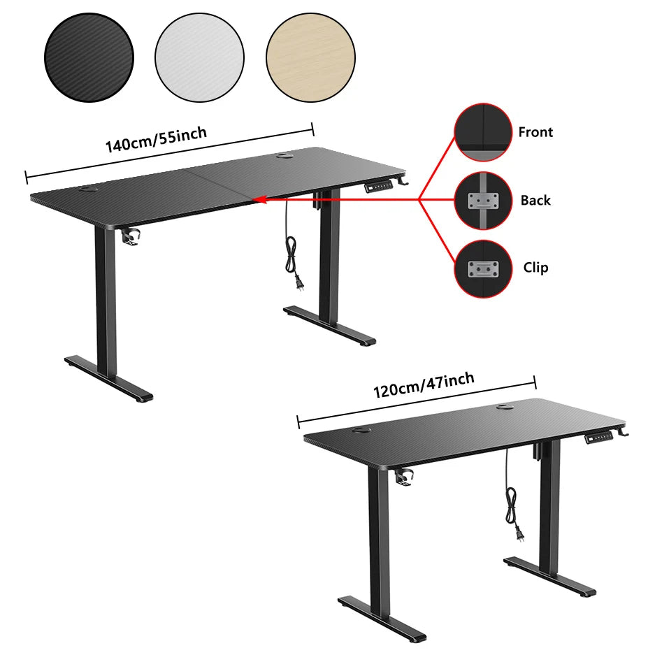 Height Adjustable Modern Office Desk - WinSupport Tech