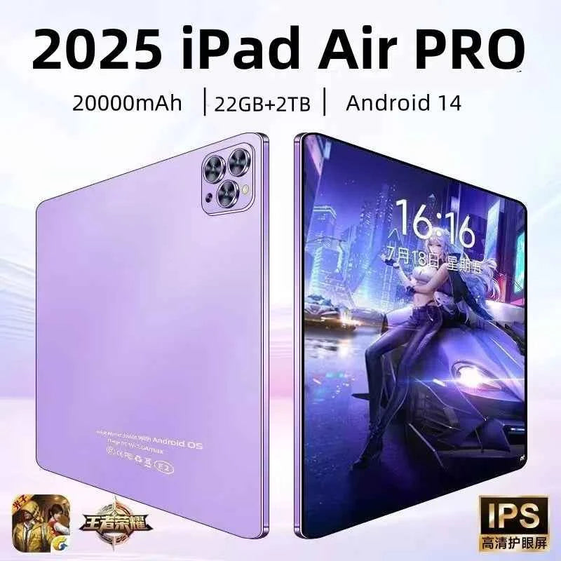 2025 New iPad Air PRO Latest Global First Tablet mi Android 14 Snapdragon 8Gen3 11 inch Soft Light Screen WiFi GPS WPS 5G планше