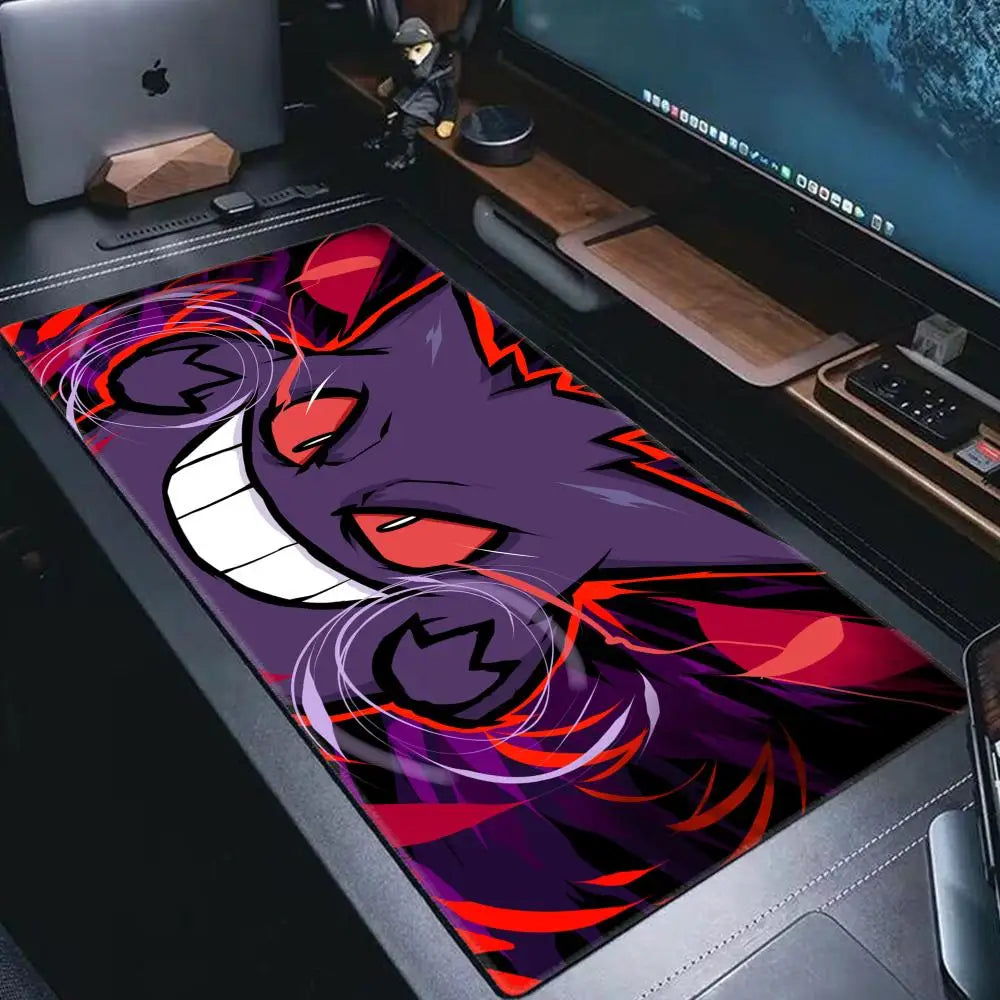 P-Pokemon-Gengar Grande Mousepad Large Gaming Mouse Pad LockEdge Thickened Computer Keyboard Table Desk Mat - WinSupport Tech