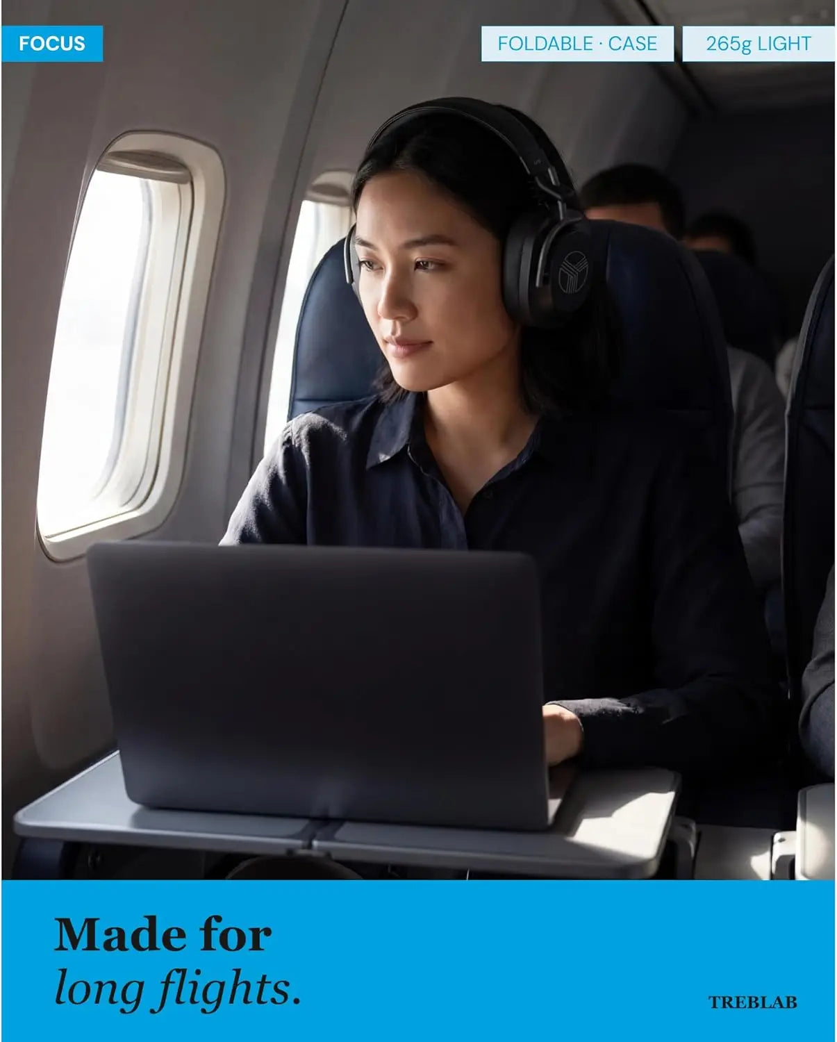 Active Noise Cancelling Headphones Over-Ear, Wireless Bluetooth 5.3 with Mic, 65-Hr Battery, Hybrid ANC, Multipoint, Deep Bass, IPX4, Foldable for Travel Work Commute Gym