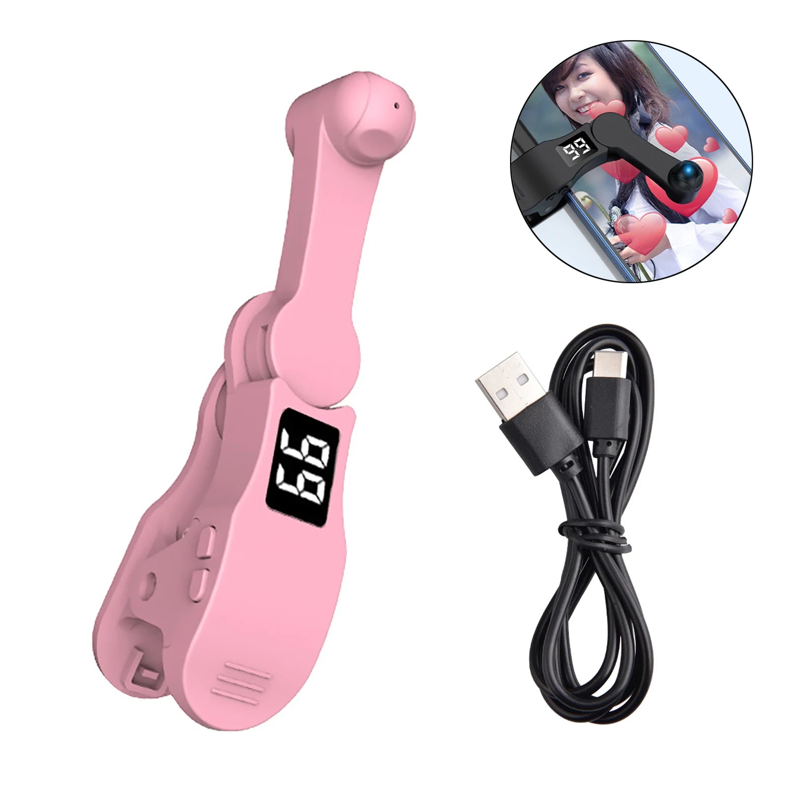 Auto Screen Clicker Tapper With Power Cable For Smart Phone Apps Video Live Streaming Gadget Fast Click Cell Phone Screen Tapper