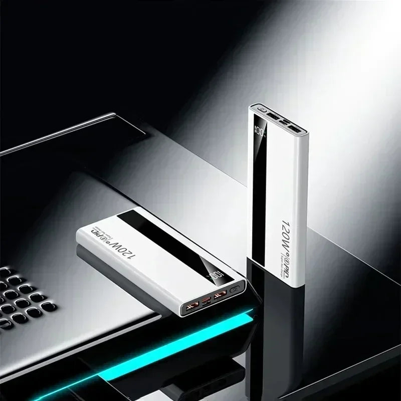 Lenovo 120W Fast Charging 2026 Large Capacity 200000mAh Digital Display Power Bank Outdoor Power Supply for Huawei iPhone