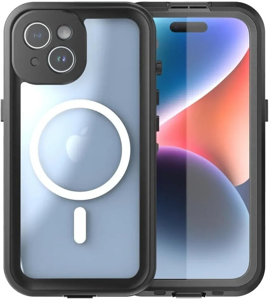 IP68 Waterproof Phone Case For iPhone 16e 15 Plus 14 13 Pro Max Snowproof Dustproof Shockproof Shell Underwater Protection Cover