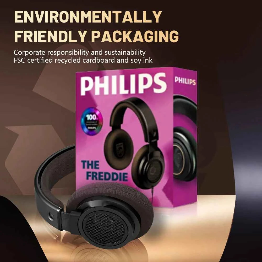 Philips SHP9500CY HiFi Open-Back Headphones Ultra-Comfortable Over-Ear Design  Crisp Clear Sound Lightweight & Durable Build