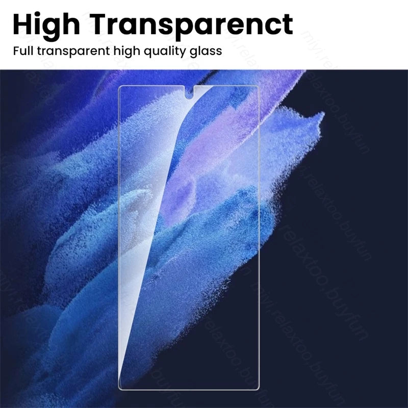 S 25 Case 5-1Pcs 9H Glass For Samsung Galaxy S25 S26 Ultra Edge S25Edge S25Ultra S25+ 5G Screen Protector Toughened Guard Cover