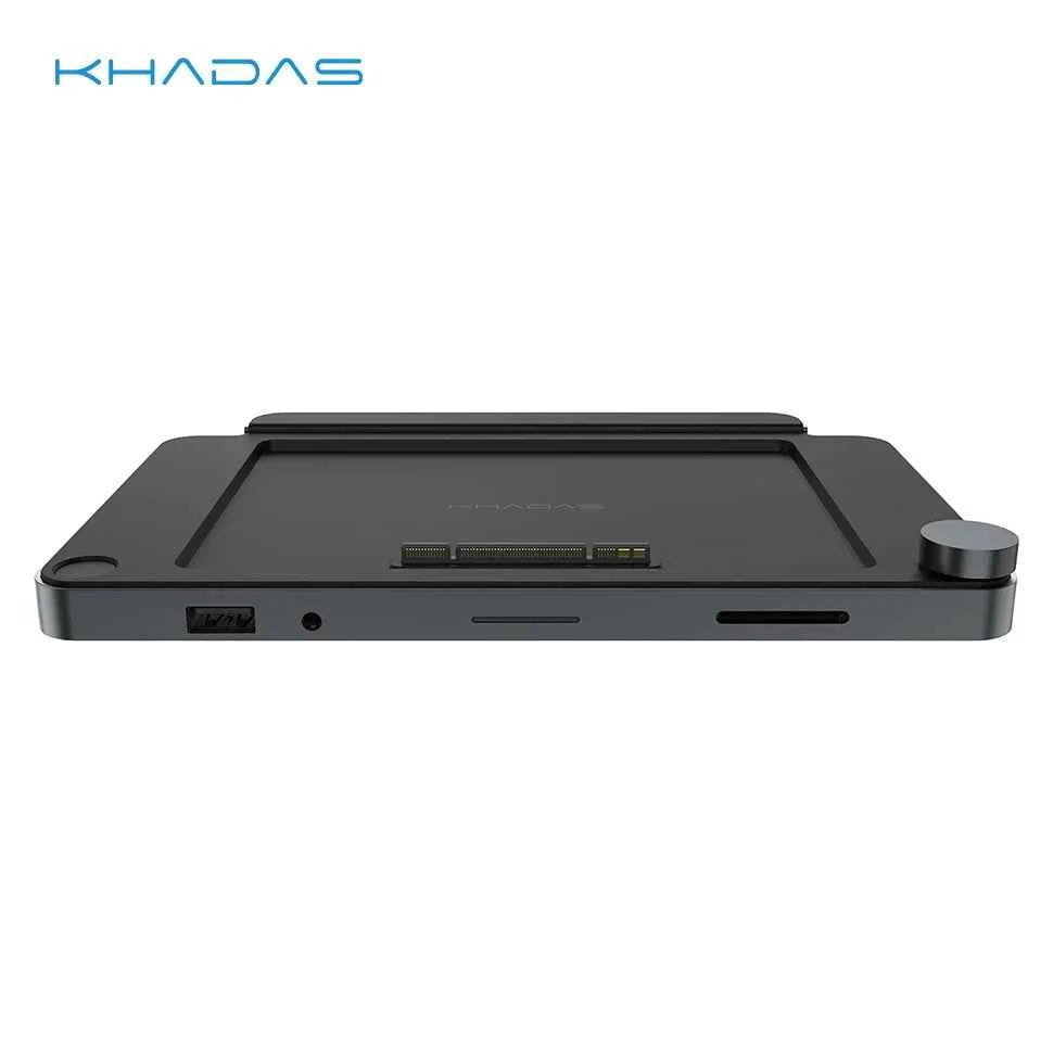 Khadas Dock Multi I/O Expansion Ports Hub with High-Speed Mind Link for Khadas Mind Mini PC and Audio  Adjustment& Fingerprint