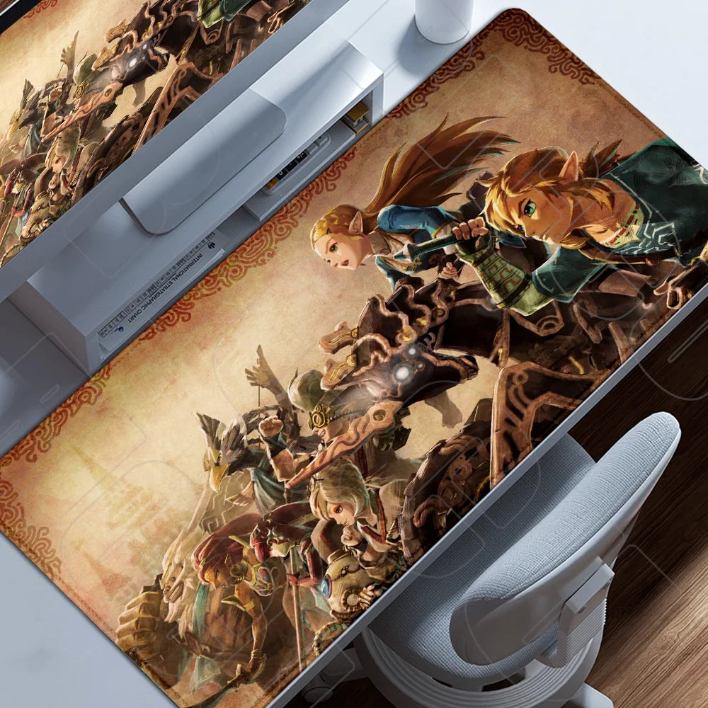 XXL HD Printing Zeldas of Legends Mouse Pad Maximum size 600x1200mm Keyboard Mousepad large Desk Mat PC Gamer Carpet Table pads