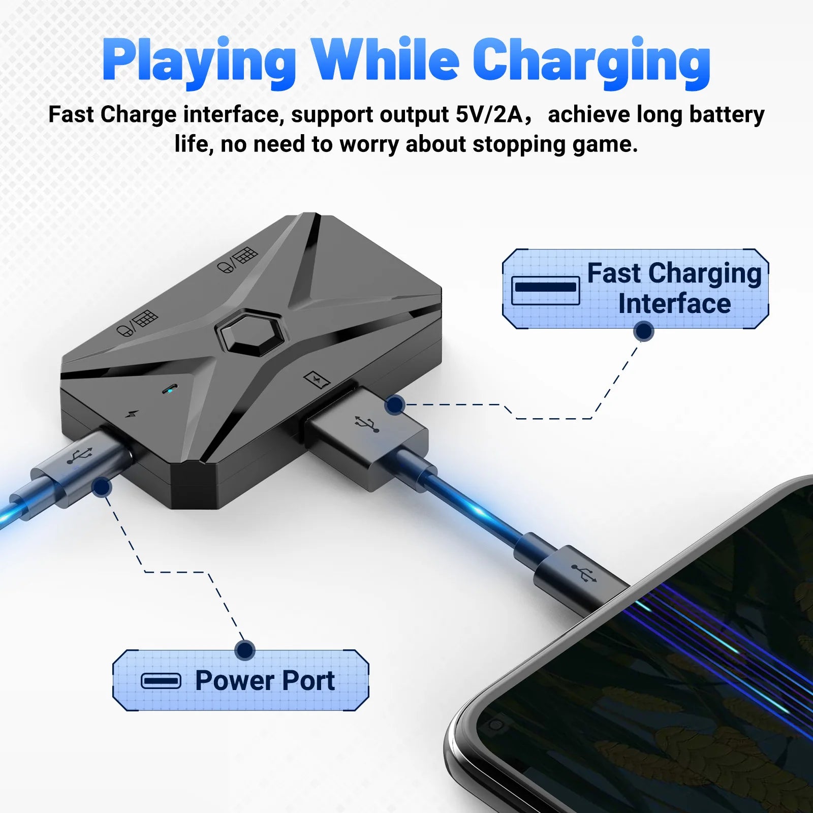Mobile Games Converter Kit Mobilador Kit Gaming Keyboard Mouse M1 Pro+ 5 In 1 Combo Bluetooth Connection Controller PUBG CF FF