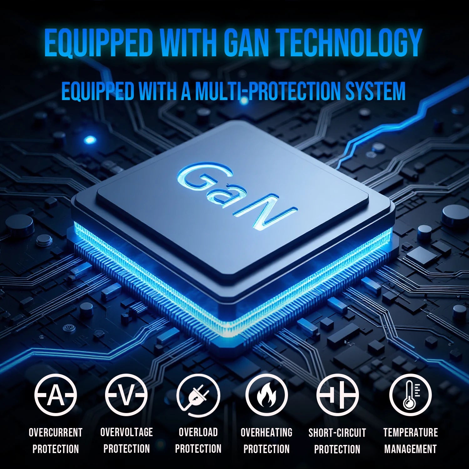 35W GaN Fast Charger with Retractable Cable, Foldable Plug, Quick Charging Block, for iPhone , Samsung , iPad, Android Phones