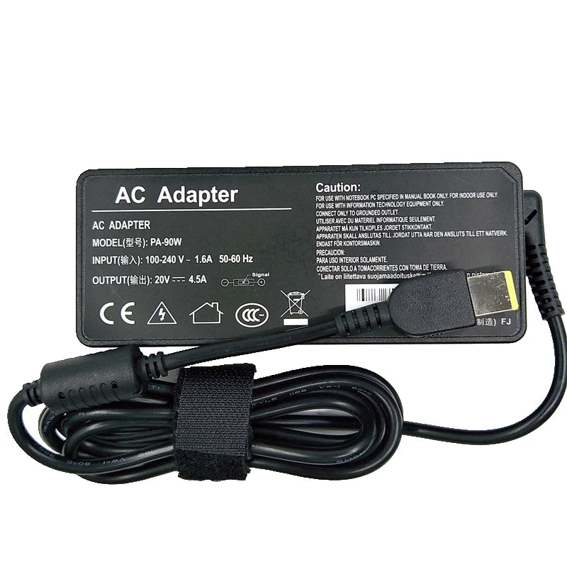 AC Adapter 90W 20V 4.5A USB Pin OT-APB03 Laptop Charger For Lenovo ThinkPad X1 Ultrabook B40 G50 M4400 M4450 Z50 Z505 Essential