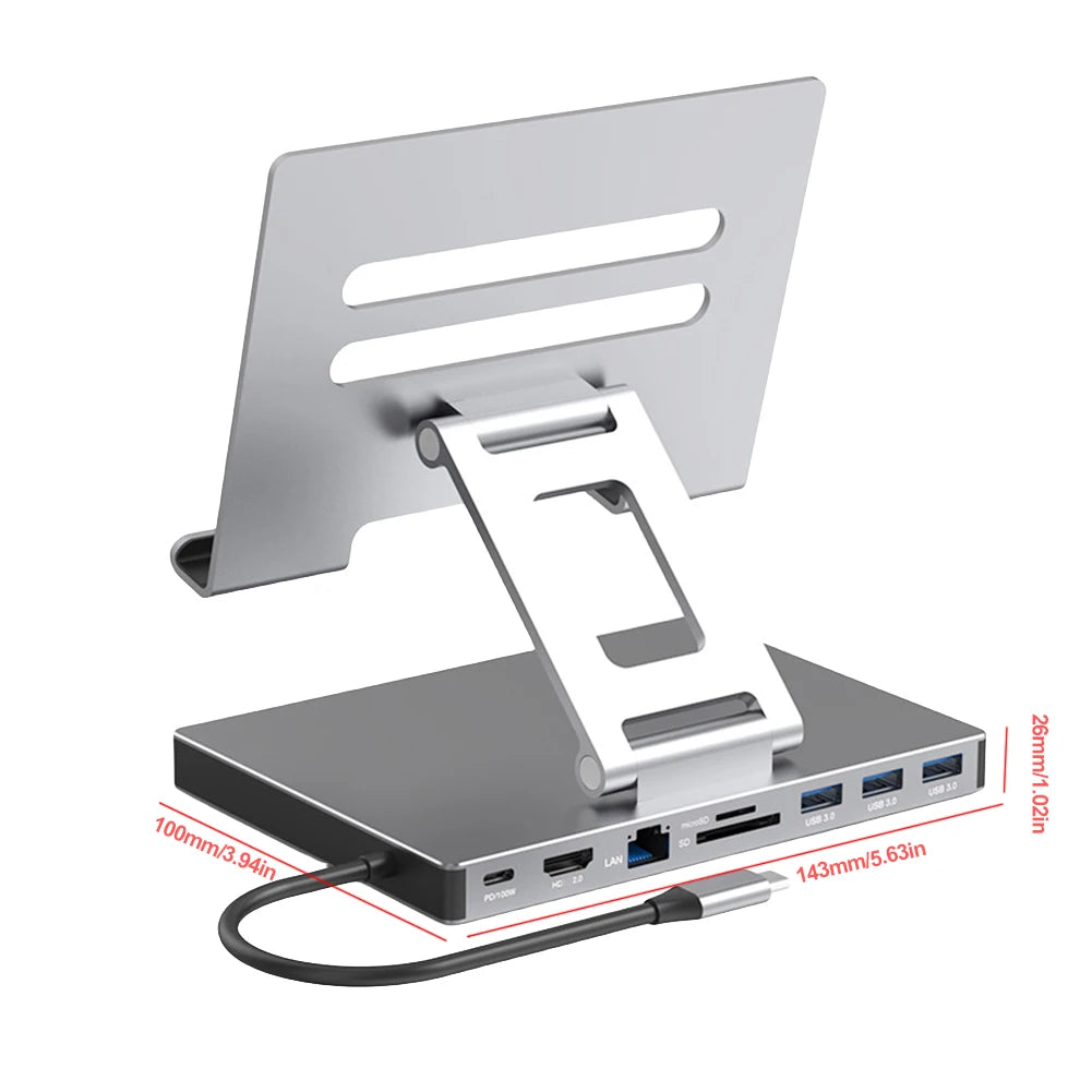 Type C Docking Station – 8-in-1 / 9-in-1 Multiport Hub