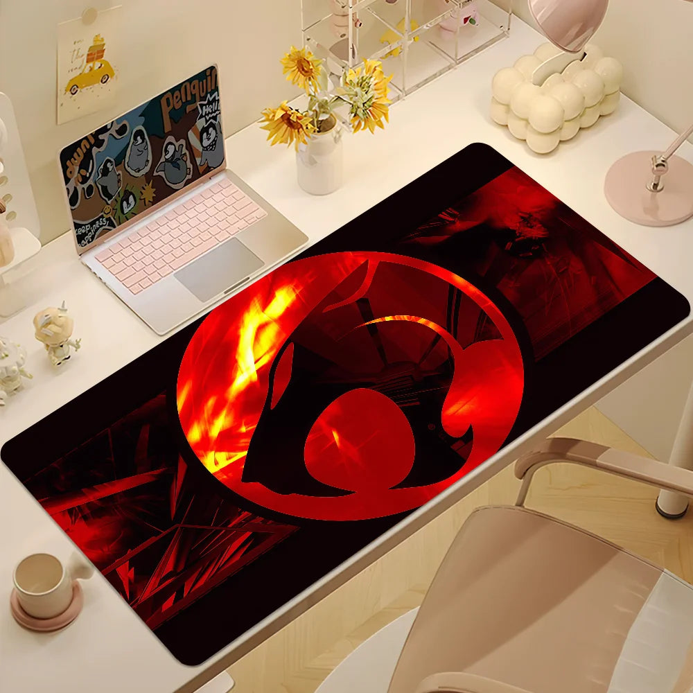 Mouse Pad Anti-fray Home Custom Ergonomic Office Rubber Large Fiction Science ThunderCats Desk Cartoon Mat Keyboard PC Non-slip