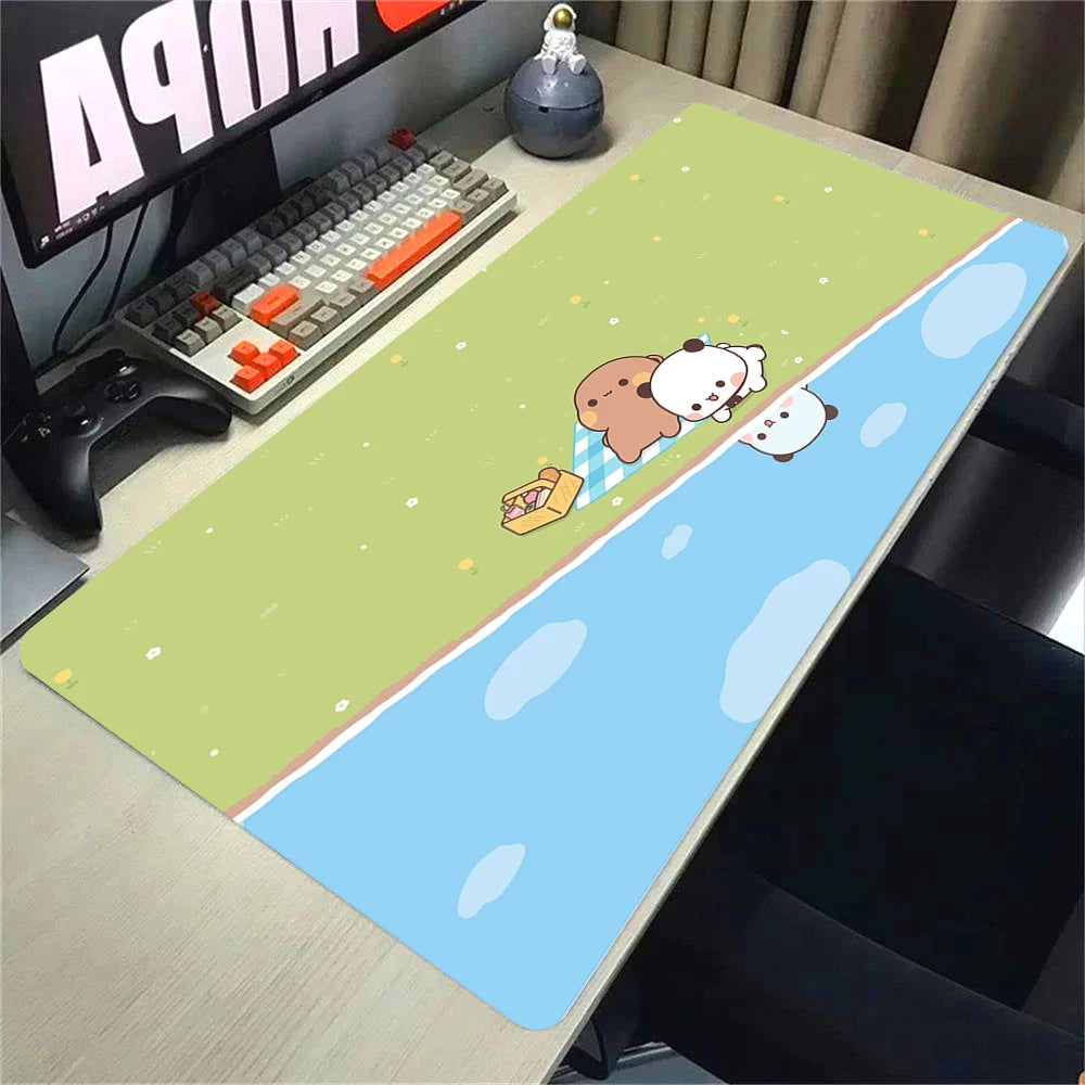 Bubu Dudu Gamer Deskmat Xxl Mouse Pad Anime Computer Table Mat Pc Gaming Accessories Mousepad Large Mats Office Mause Pads Setup