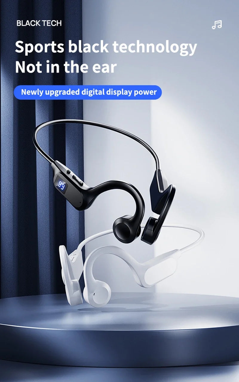 Wireless Earphone Bone Conduction Sport Swimming Bluetooth Compatible Earphones Hand-free With Mic For Sports Earbud 2026