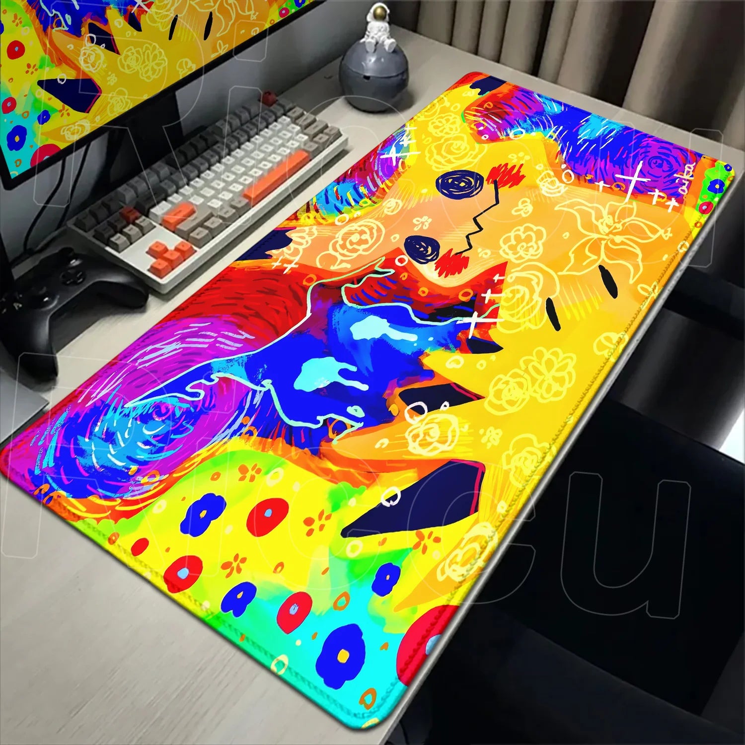HD Rubber Non-slip Mouse Pads Gaming P-Pokemons Mimikyu Mousepad Mouse Pad Kawaii Large Gamer XXL Pc Keyboard Desk Mouse Mat Rug