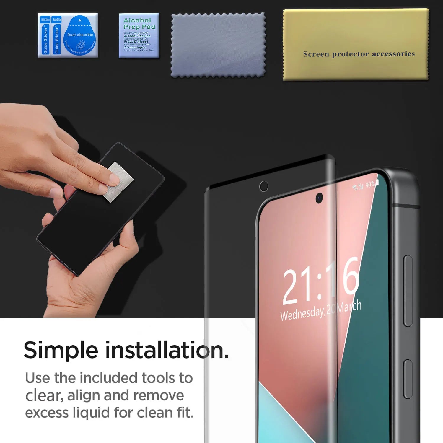 For Samsung Galaxy S25/S25 Plus/S25 Ultra/S25 Edge Case Shockproof Hard Kickstand Cover And 2pcs Tempered Glass Screen Protector