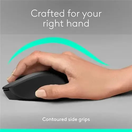 Logitech Compact 2.4G Wireless Silent Mouse M330 M331 Ergonomic Plug and Play for Desktop Computer PC Optical Mouse