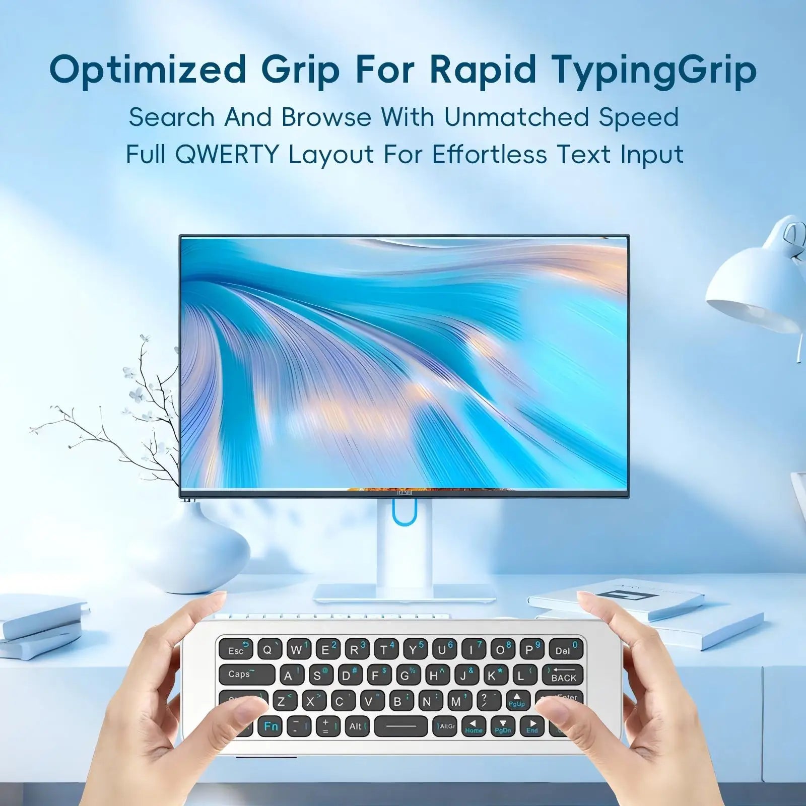 IPazzPort Mini 2.4G/BT Remote Wireless Air Mouse Keyboard
