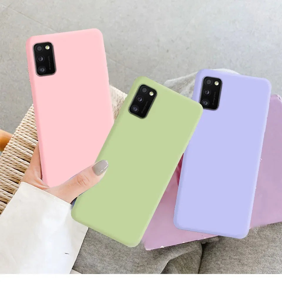 Liquid Soft Silicone TPU Case For Samsung Galaxy S20 S21 S22 S23 Plus Note 20 Ultra S21 FE 5G Back Cover Cases