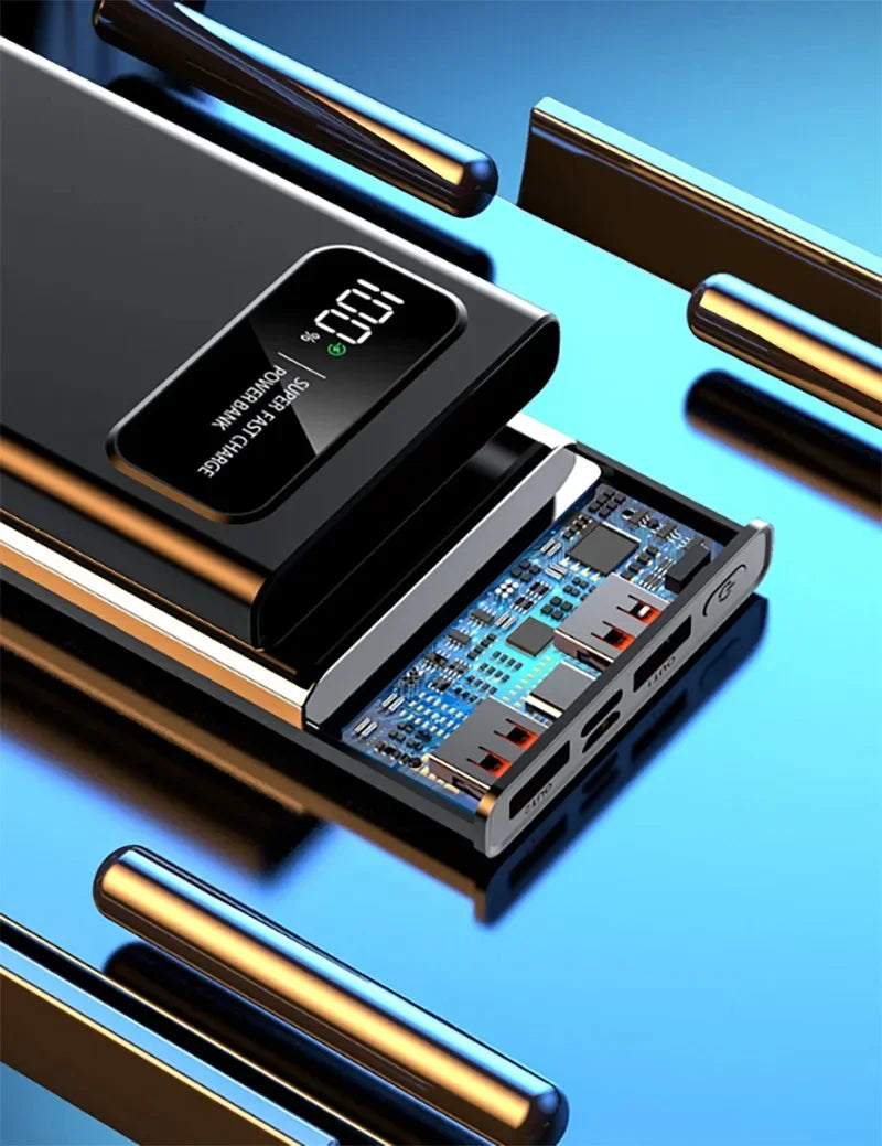 2026 CCC Certified 200000mAh 740Wh 120W Super Fast Charging Power Bank LED Digital Display Long Lasting for iOS Android Laptops