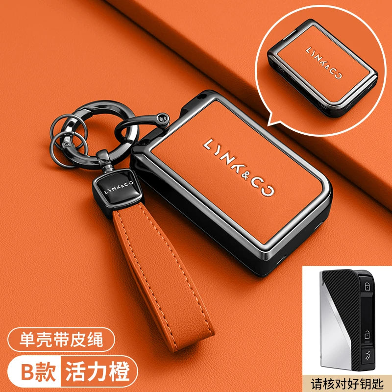 Car Key Cover Case Holder Remote Keyless Entry Car Accessories for LYNK&CO 05 01 02 03 06 Keychains Protection Key Fob