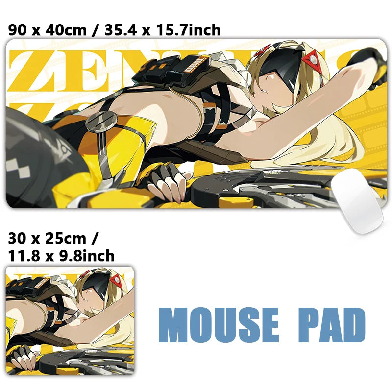 ZZZ Gaming Hoshimi Miyabi Ye Shunguang Mouse Pad Evelyn Ellen Zenless Zone Zero Keyboard Desk Mats XXL Anime Girls Mousepad