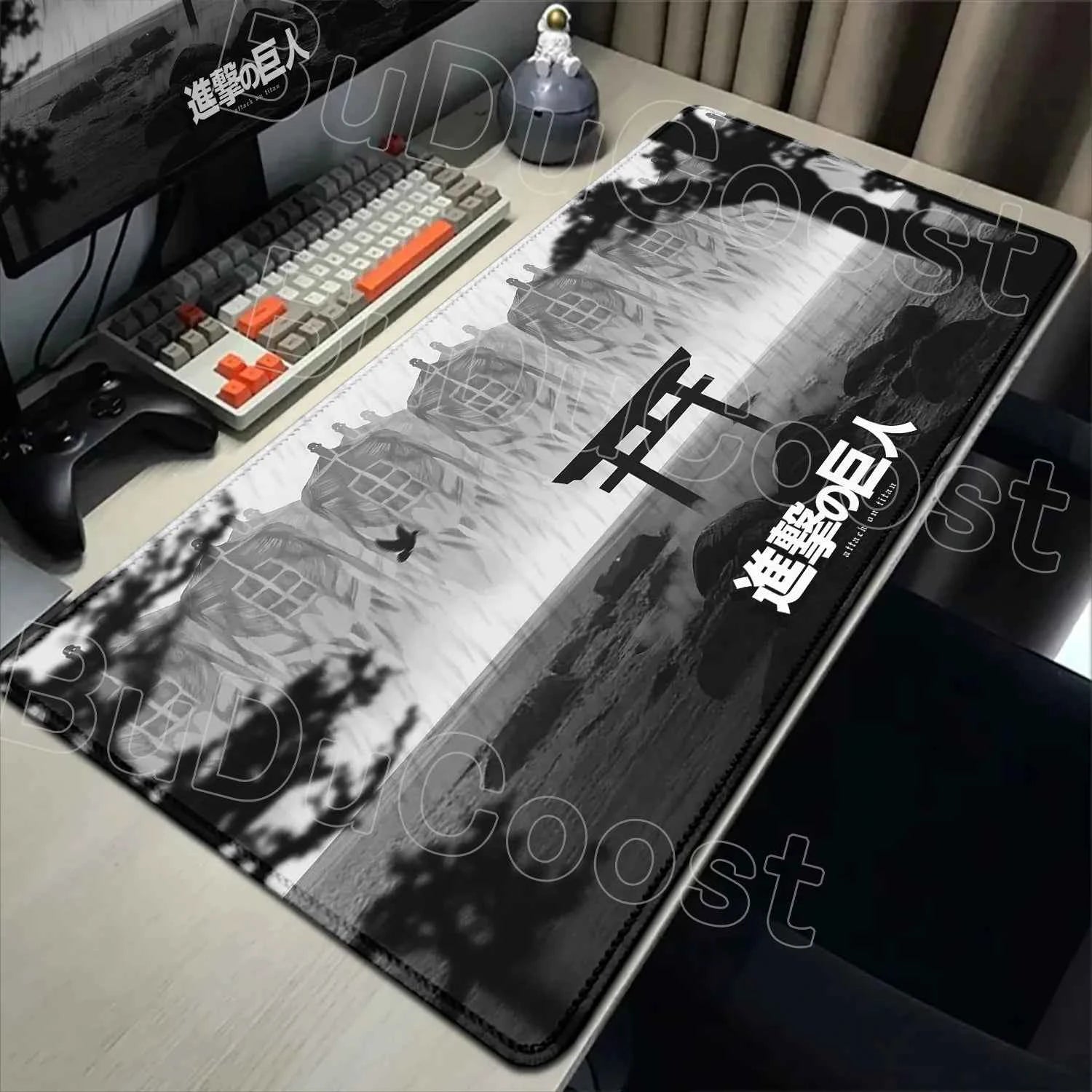 New Mousepad Anime Attack on Titan Mouse Pad Gaming Accessories PC Keyboard Large Rubber Non-slip Desk Mat Computer Table Carpet