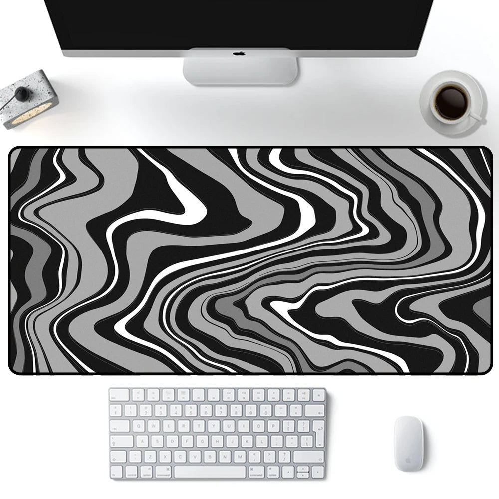 Strata Liquid Mouse Pad Computer Laptop Anime Keyboard Mouse Mat Mousepad Keyboards Gamers Decoracion Desk Mat