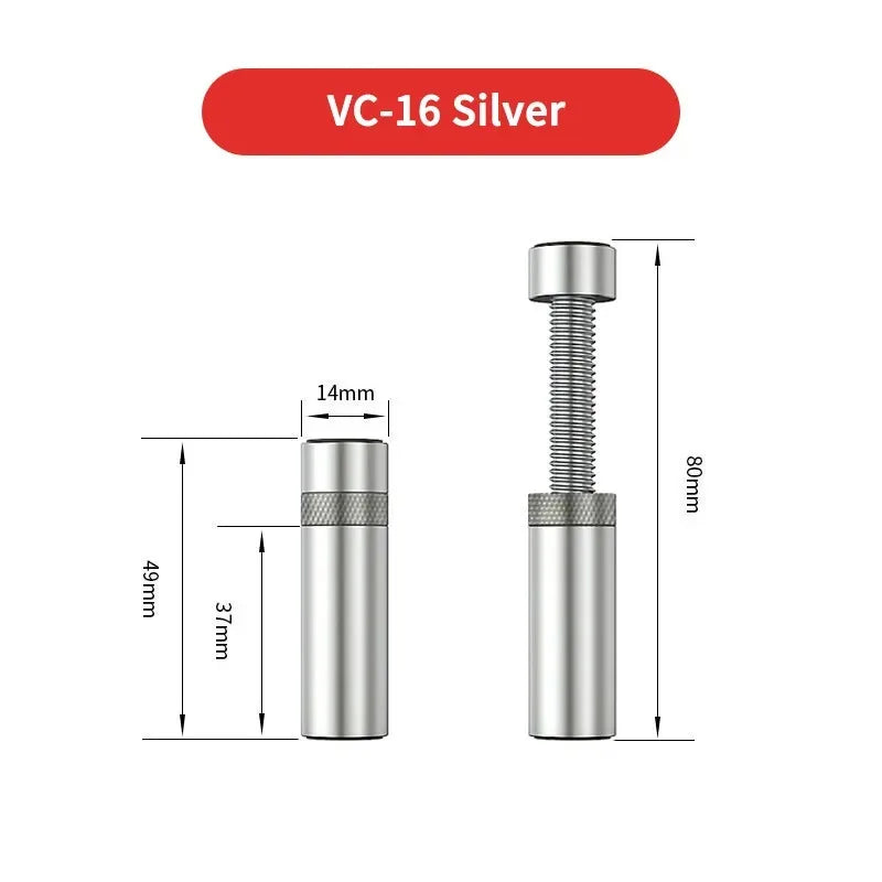 TEUCER VC-16 Computer Case Graphics Card Holder Aluminum RTX3090 4090 GPU Support 27-120mm Expansion Bracket
