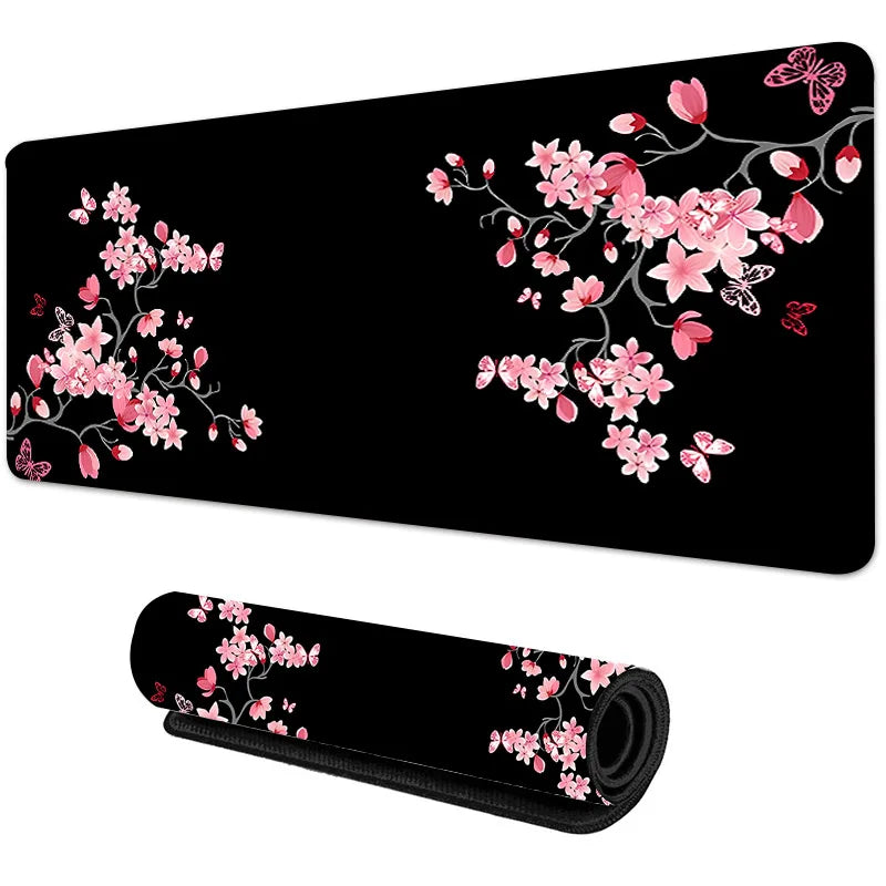 Sakura Scenery Mouse Pad Large Anti-Slip Rubber Gaming MousePad Durable Desk Pad Thick Seam Edge Suitable for Office and Gaming - WinSupport Tech