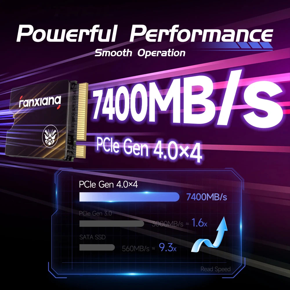 FANXIANG S730 M.2 2230 NVMe PCIe 4.0 SSD – Up to 7400MB/s