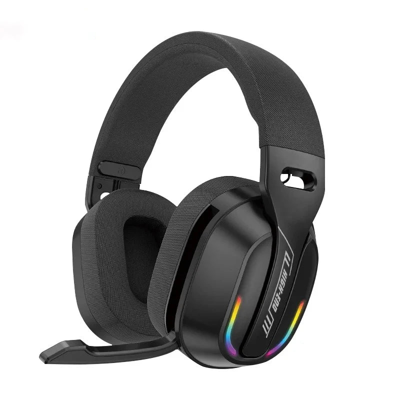 B500 Over Ear Wireless Headphones RGB Gaming Headset Bluetooth 5.4 Low Latency Deep Bass 60H Playtime for Gamer