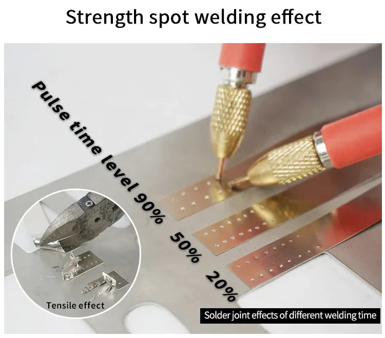 Spot Welder 18650 Battery Mini Spot Welder Storage Digital Display Storage Energy Pulse Spot Welding Machine 10.6KW