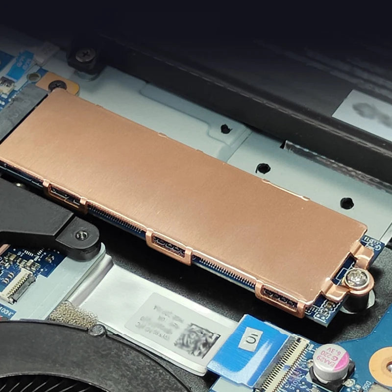 TN80 M.2 NVME 2280 2242 2230 Universal SSD Heatsink Pure Copper PS5 Radiator Solid State Drives Cooler Silicone for Laptop PC