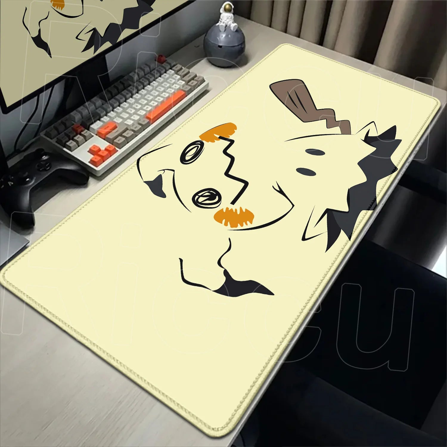 HD Rubber Non-slip Mouse Pads Gaming P-Pokemons Mimikyu Mousepad Mouse Pad Kawaii Large Gamer XXL Pc Keyboard Desk Mouse Mat Rug
