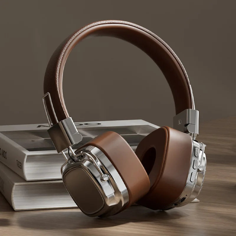 2025 New 5.3 Foldable Wireless Bluetooth Headsets Headset Gamer Choice Retro Over Ear Headphones DJ Stereo Sounds Bluetooth