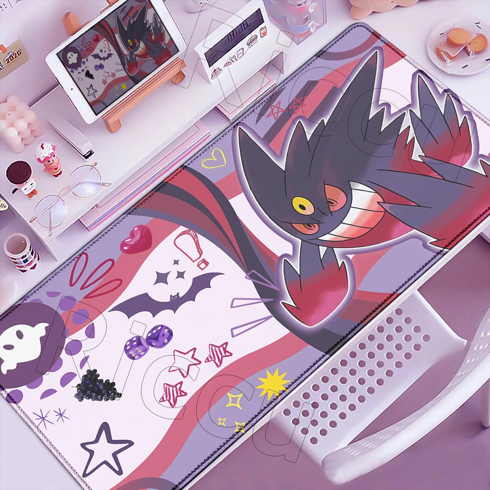 P-Pokemons Sylveon Eevee Mousepad Mouse Pad Large Gamer XXL Pc Keyboard Desk Mouse Mat Carpet Rubber Tapis Souris Gaming Notbook