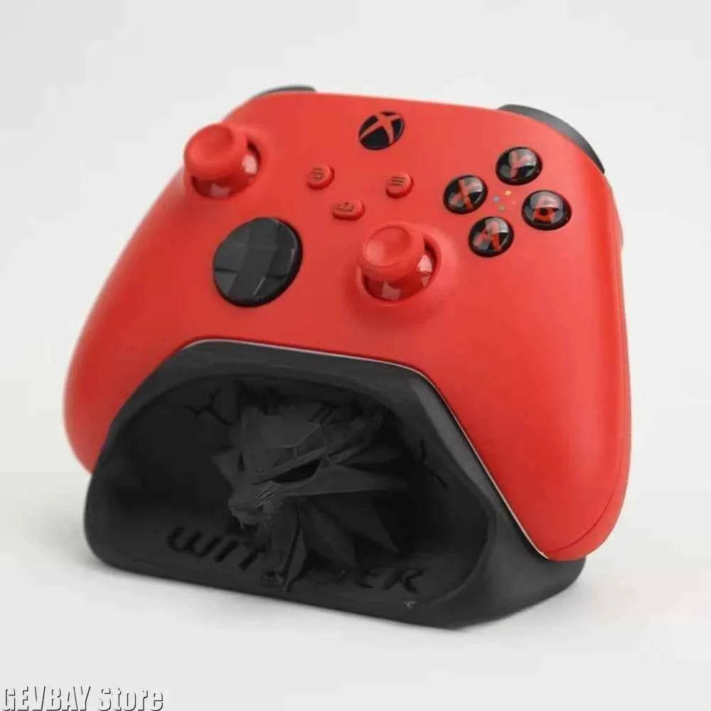 Wolf Head Badge Game Controller Base Bracket for Xbox Gamepad Gaming Peripherals Computer Accessories Desktop Storage Organizer
