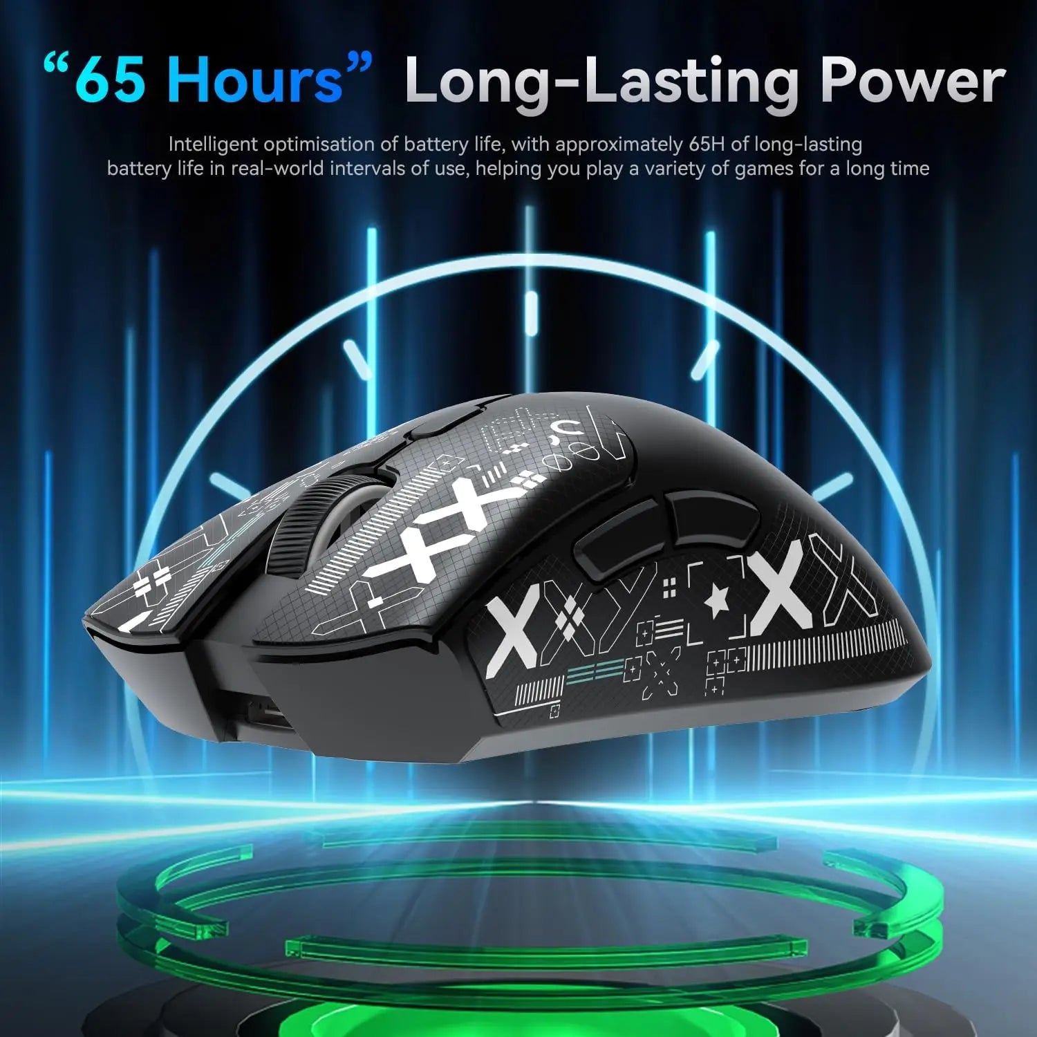MAMBASNAKE x ATTACK SHARK X65 HE Wired Rapid Trigger Magnetic Switch Keyboard and R1 Mouse Combo