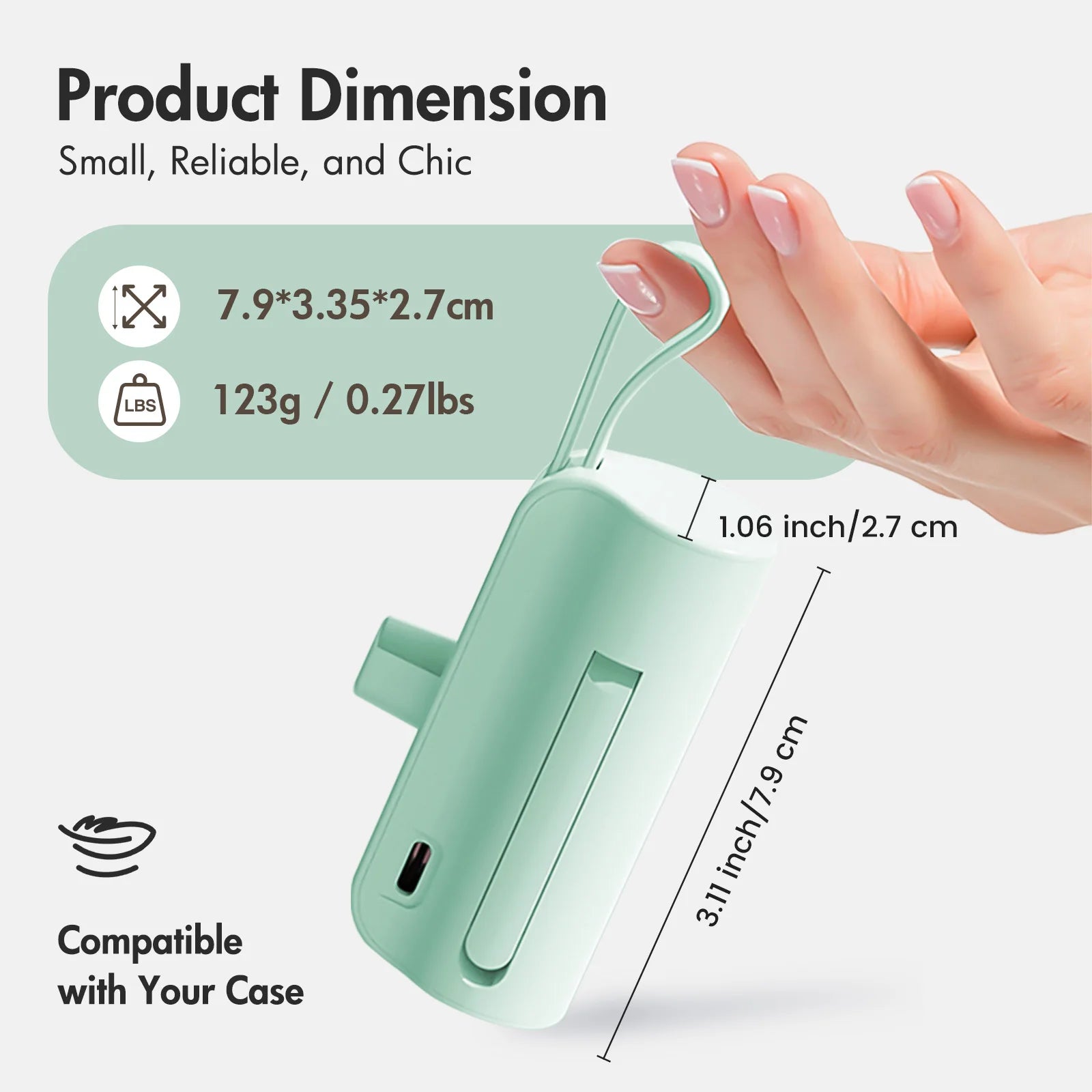 MIni Power Bank 4500mAh Fast Charging 10W Portable Type-C External Battery Charger For Huawei Samsung iPhone Powerbank