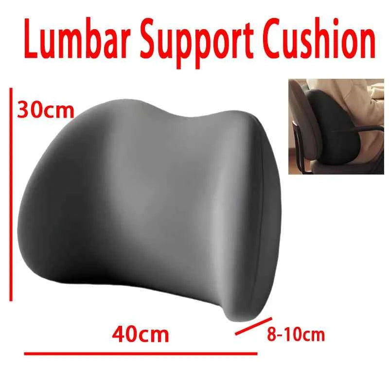 Lumbar Support Cushion Sleep Lumba Pillow Ergonomic Office Chair Backrest Chiropractic Pillow Car Cushion Back Support