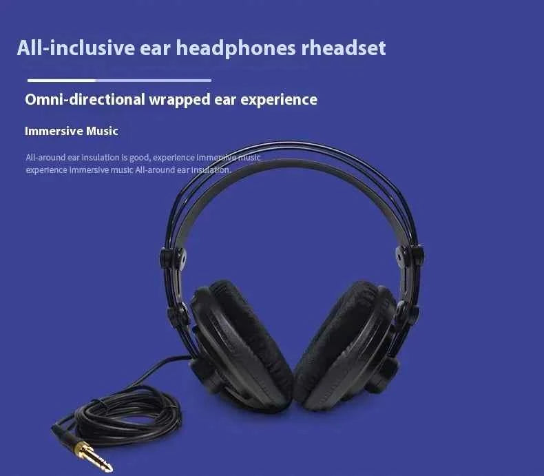 SAMSON SR850 Wired Semi-Closed Headphone Professional Recording Headset Head-Mounted Monitor Headphones For Phone Pc Mac Gifts