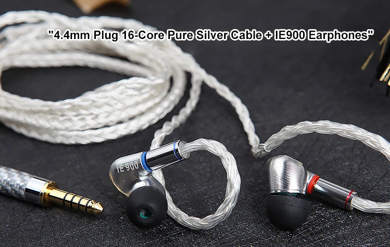 IE900 original unit high-end customized in ear high fidelity wired earphones with mmcx interface, universal for mobile phones